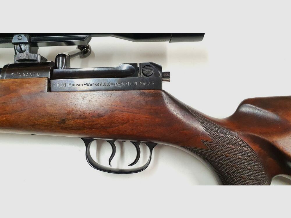 Mauser Repetierbüchse, Mauser 66 im Kaliber 7x57 inkl. Zeiss Diatal-D 6x42