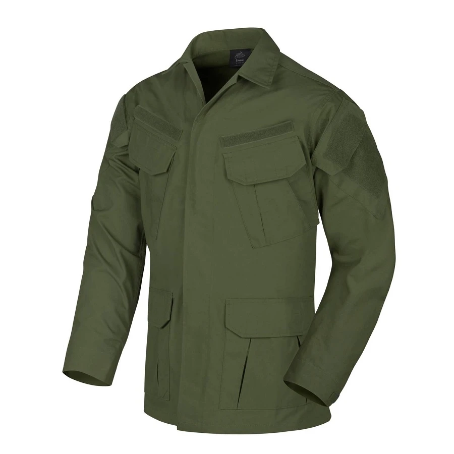 SFU NEXT Uniformjacke Helikon-Tex olivgrün Ripstop, Ausverkauf Größe S