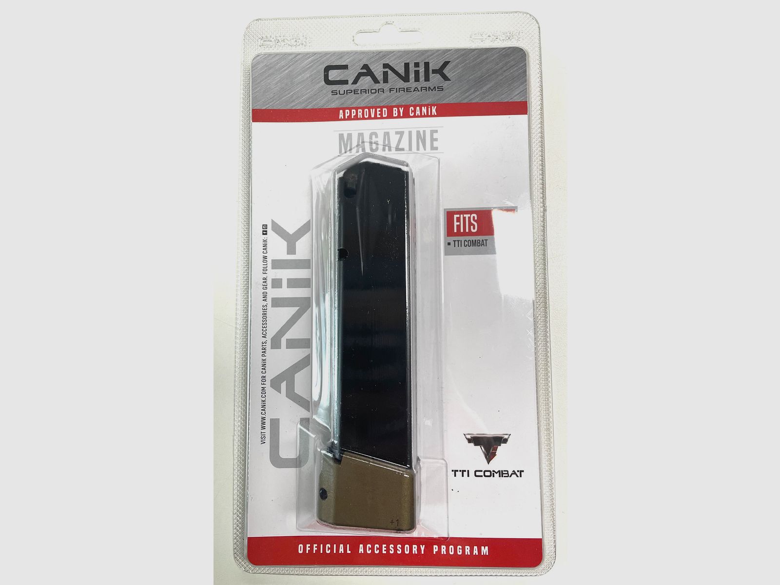 Canik TTI COMBAT 18+1 Kapazität Erweitertes Magazin