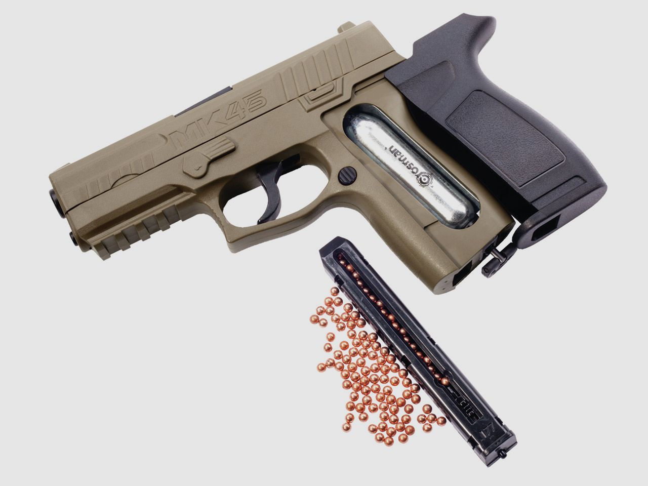 CO2 Pistole Crosman MK45 Dual Tone Kaliber 4,5 mm BB (P18)