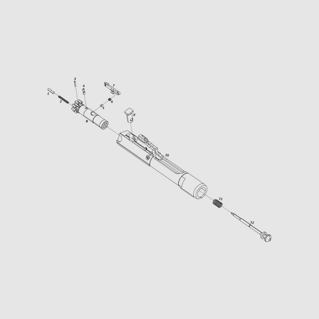 Pezzi di ricambio Heckler & Koch MR223 A3 --------------------Pezzi di BOLT--------------------