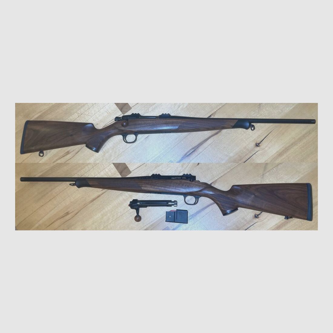Stalowa Akcja HSL Drewniana Kolba HK 3