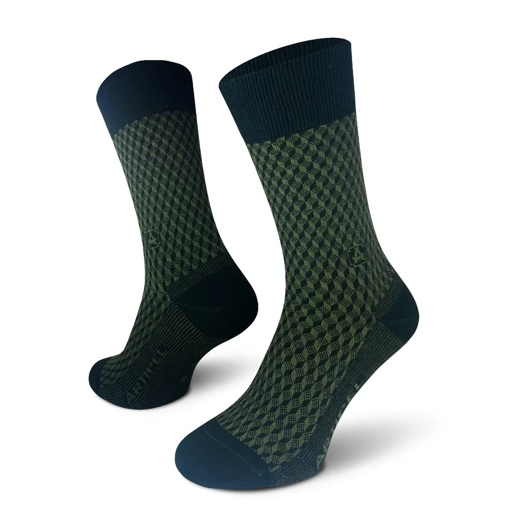 Artipel SME01 – Merinowollsocken dunkelgrün (L 42-44)