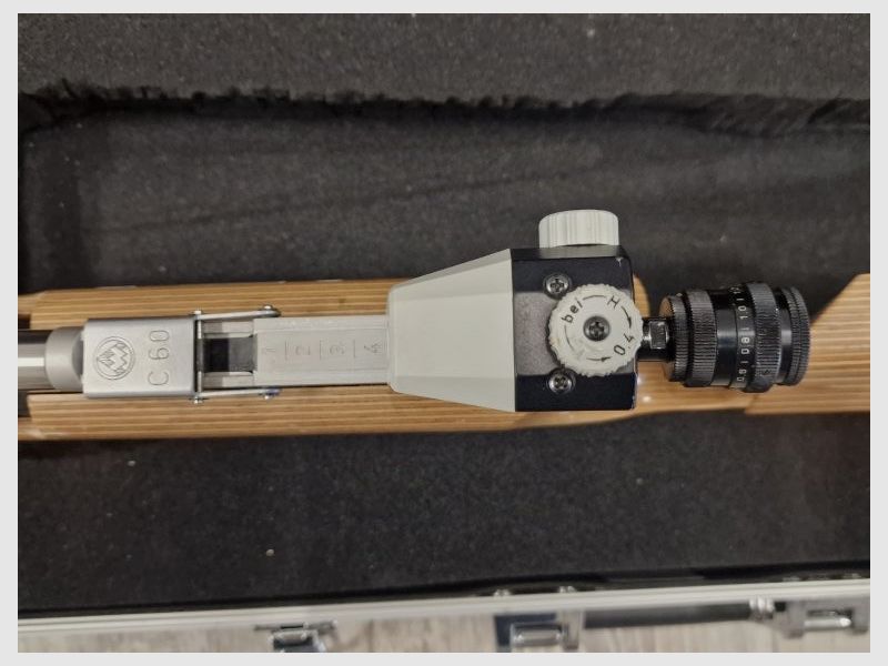 Feinwerkbau Match air rifle C 60 with lots of accessories, overhaul 2024!