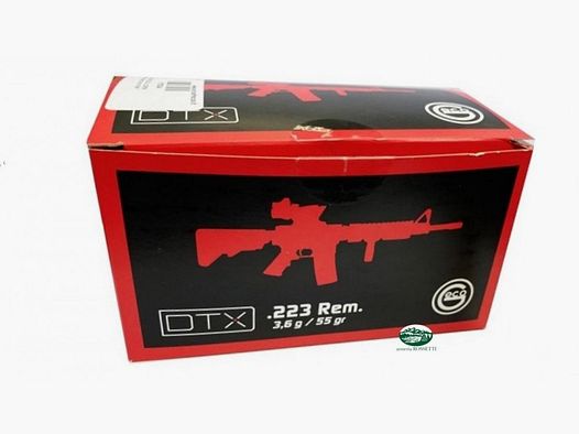 GECO Munition Kal.223 Rem DTX FMJ 55gr Packung 150 Stk.