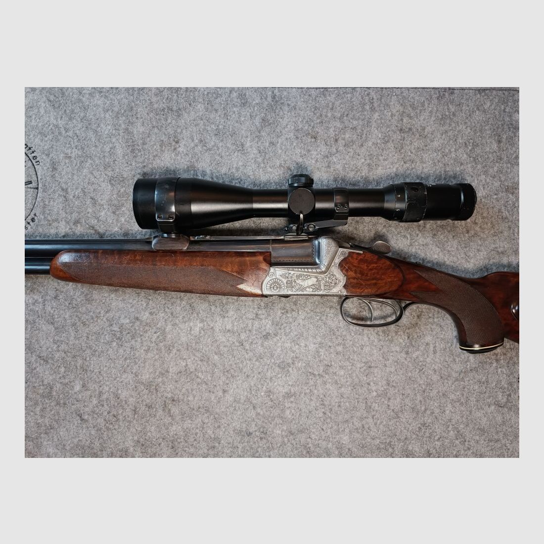 Franz Sodia Ferlach fusil superposé avec canon inséré K&S + ZF Doctor 2,5-10x48