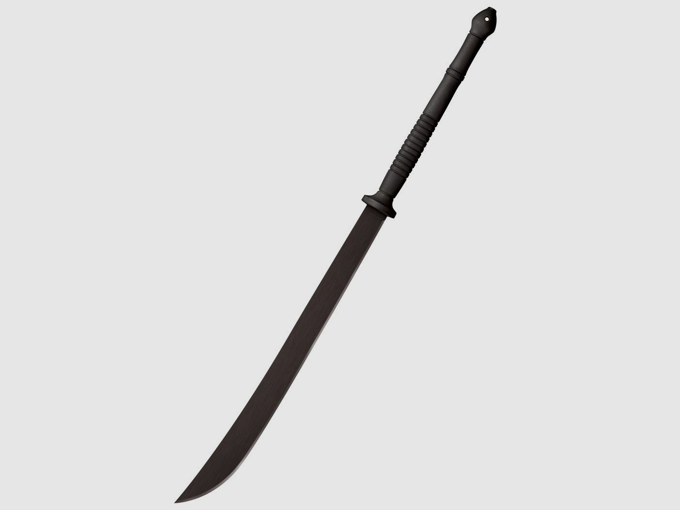 Thai machete with curved blade