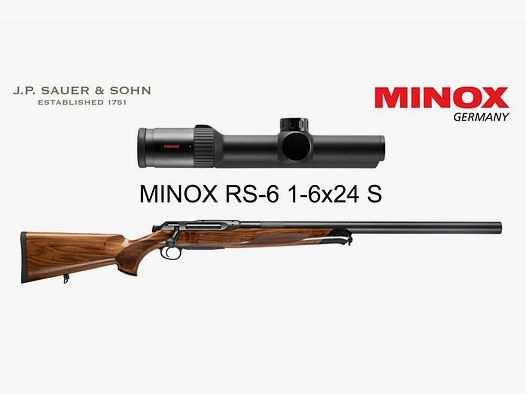 J.P. Sauer & Sohn Sauer 505 Silence Ergo Lux Rifle de repetición Elegance | .308 Win. | MINOX RS-6 1 - 4 x 24 S
