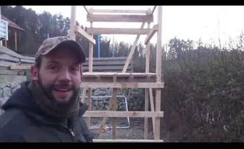 Drückjagdbock bzw Palettenbock  #Drückjagd #Drückjagdbock