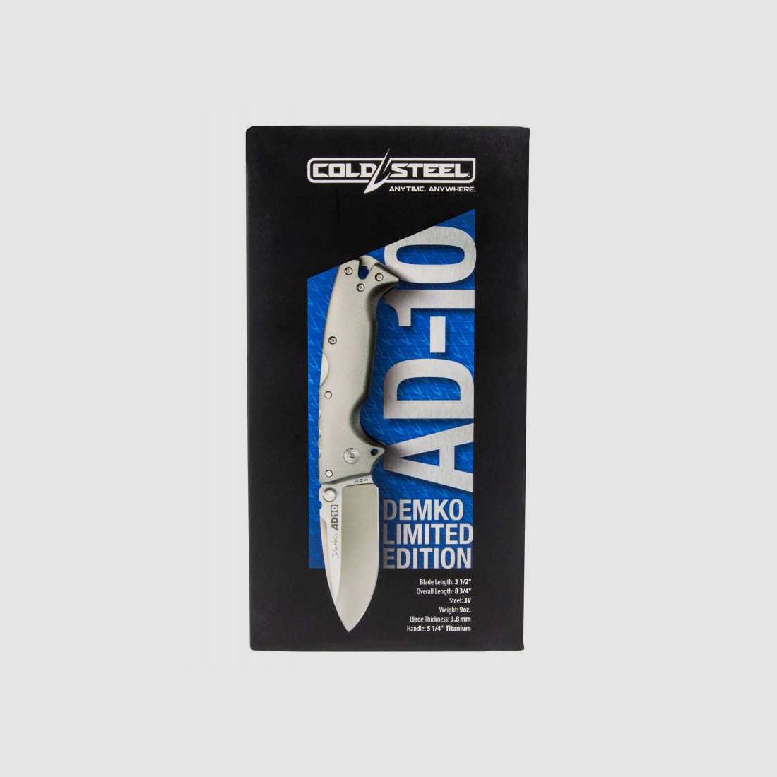 Cold Steel AD-10 Demko Titanium Limited Edition Bead Blast Taschenmesser