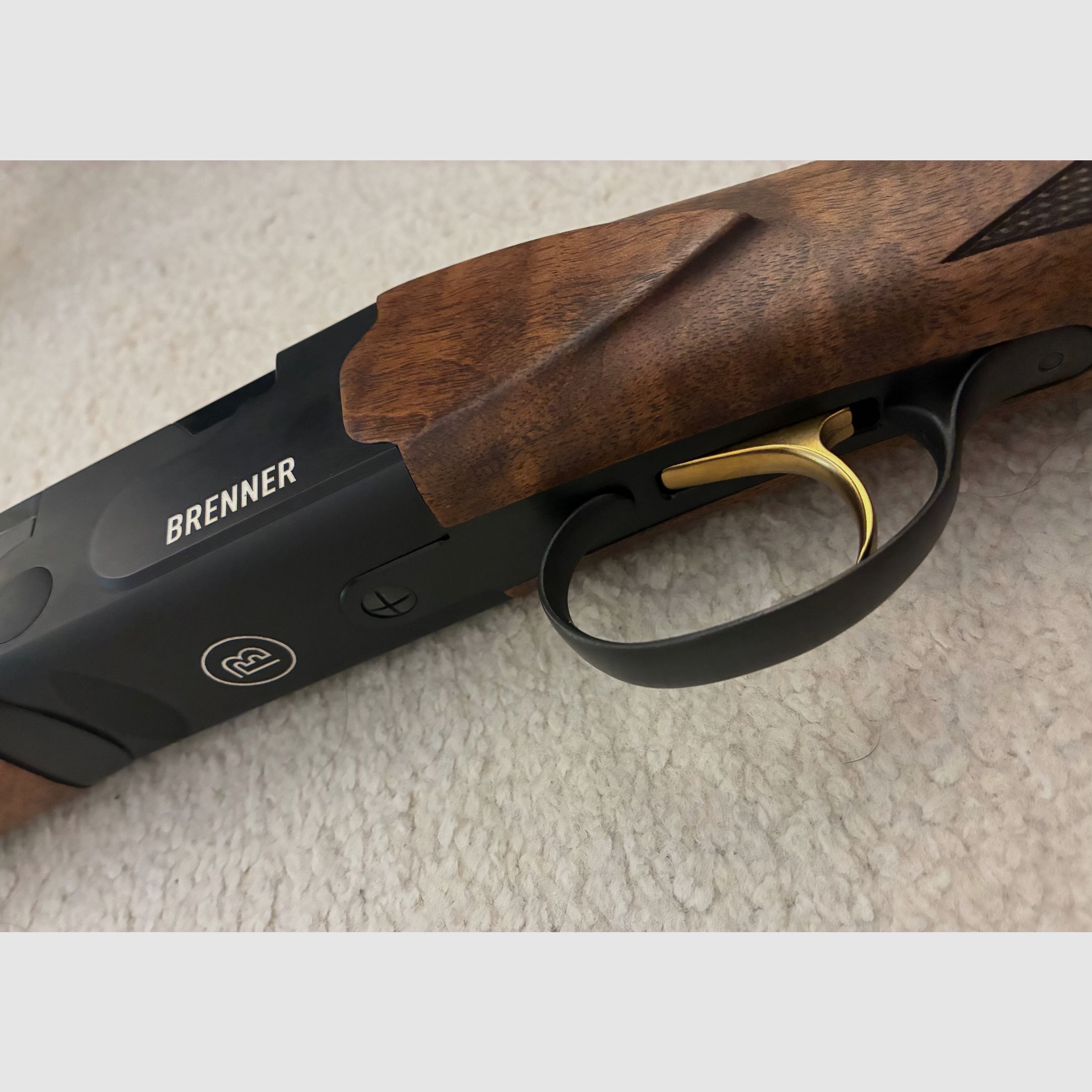 Brenner BF18 BF 18 71cm 12/76 Garantie side-by-side shotgun side-by-side shotgun black zwart links ook rechts mogelijk aankoopbewijs koffer etc.