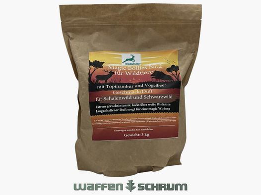 Wildlutscher Magic Boilies Nr. 2 3 kg Topinambur/Rowanberry