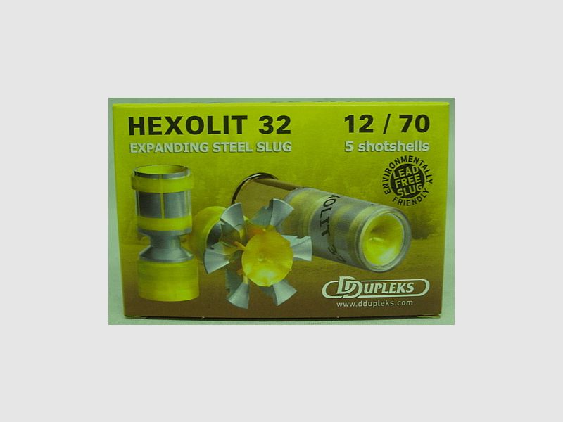 Hexolit 32 12/70 Expans. Slug - bleifrei, 32g/495gr (a5)