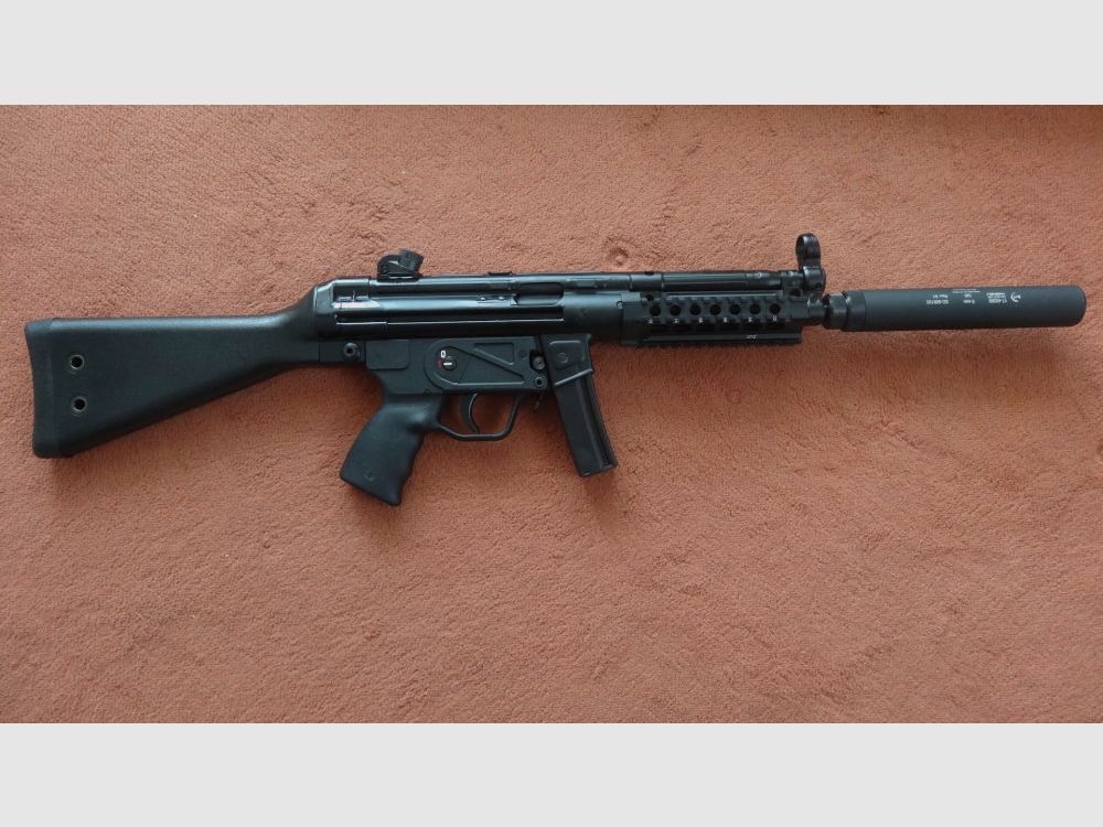 MKEU SL-Büchse-MKE T94 Cal. 9x19mm incl. B&T QD SMG/PDW Schalldämpfer, Kal. 9 x 19 mm