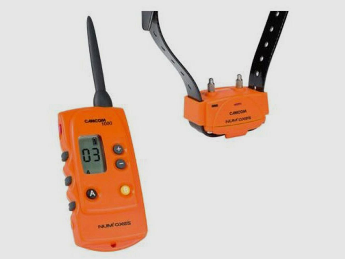 Dressage-Set Canicom 1000 Num Axes - Orangenes Halsband - Reichweite 1000m - Effektives und Präzises Training, Bild 1 von 9