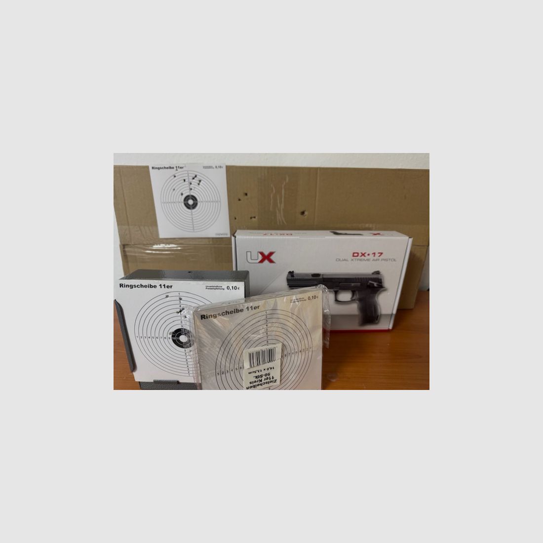 Umarex DX17 Luftpistole mit viel Zubehör