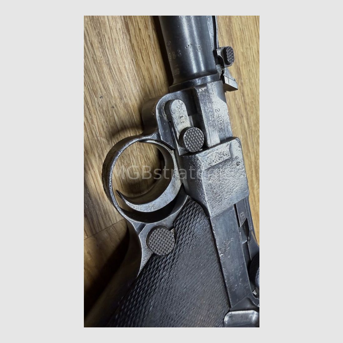 DWM Pistol 08 1916 - semi-automatic pistol 9mm Luger proof piece - valid proof CIP 2026 - Ari long 08 - Luger