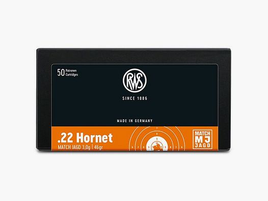 22 Hornet Match Jagd MJ 3,0g 46 gr VE50
