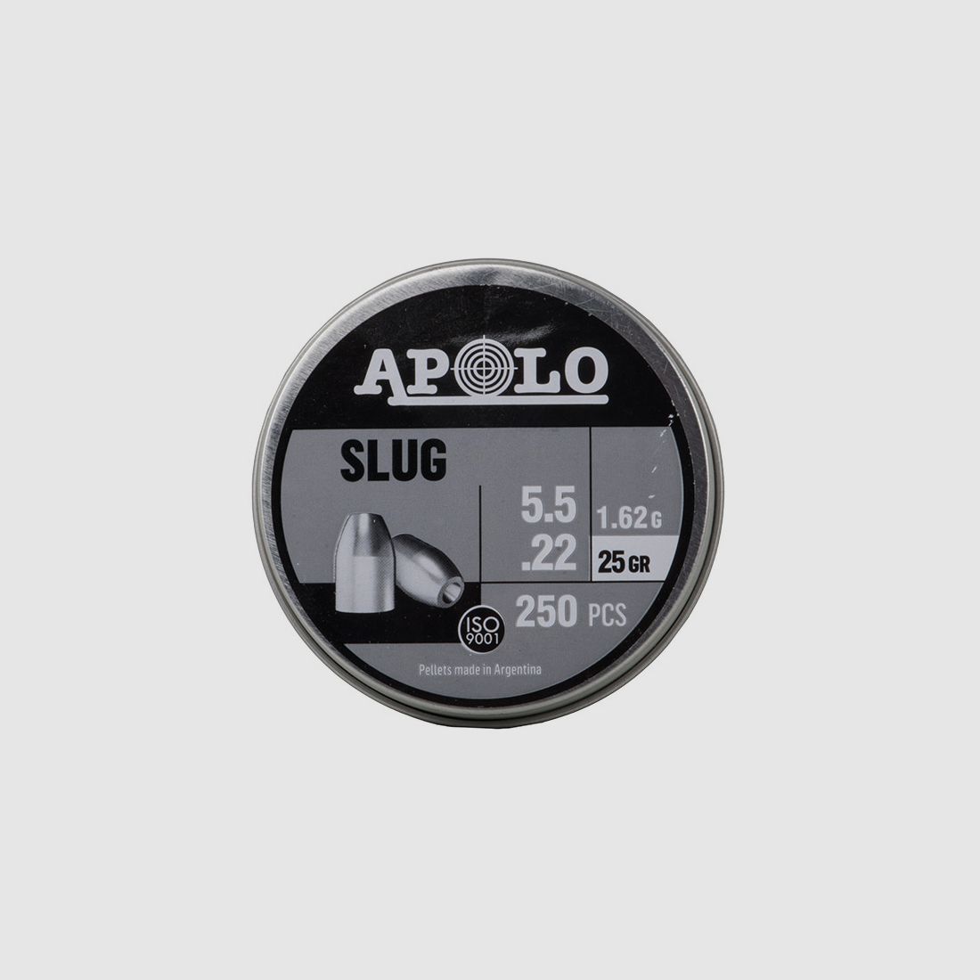 Hohlspitz Diabolos Apolo Slug Kaliber 5,5 mm 1,62 g glatt 250 StĂĽck