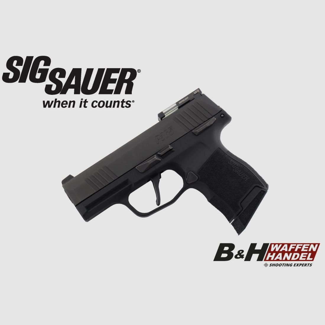Sig Sauer P365 MS con mirino al trizio