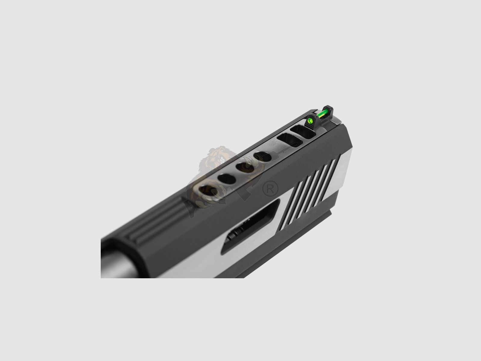 WE Hi-Capa 6 Force A Silver Barrel Full Metal GBB -F-
