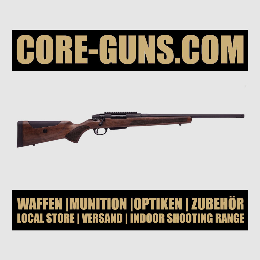 Brenner BR20 Holz, verstellbare Backe, 51cm Lauflänge, 308Win inkl. Koffer und Zusatzmagazin - Ready to Hunt - UVP: 950€