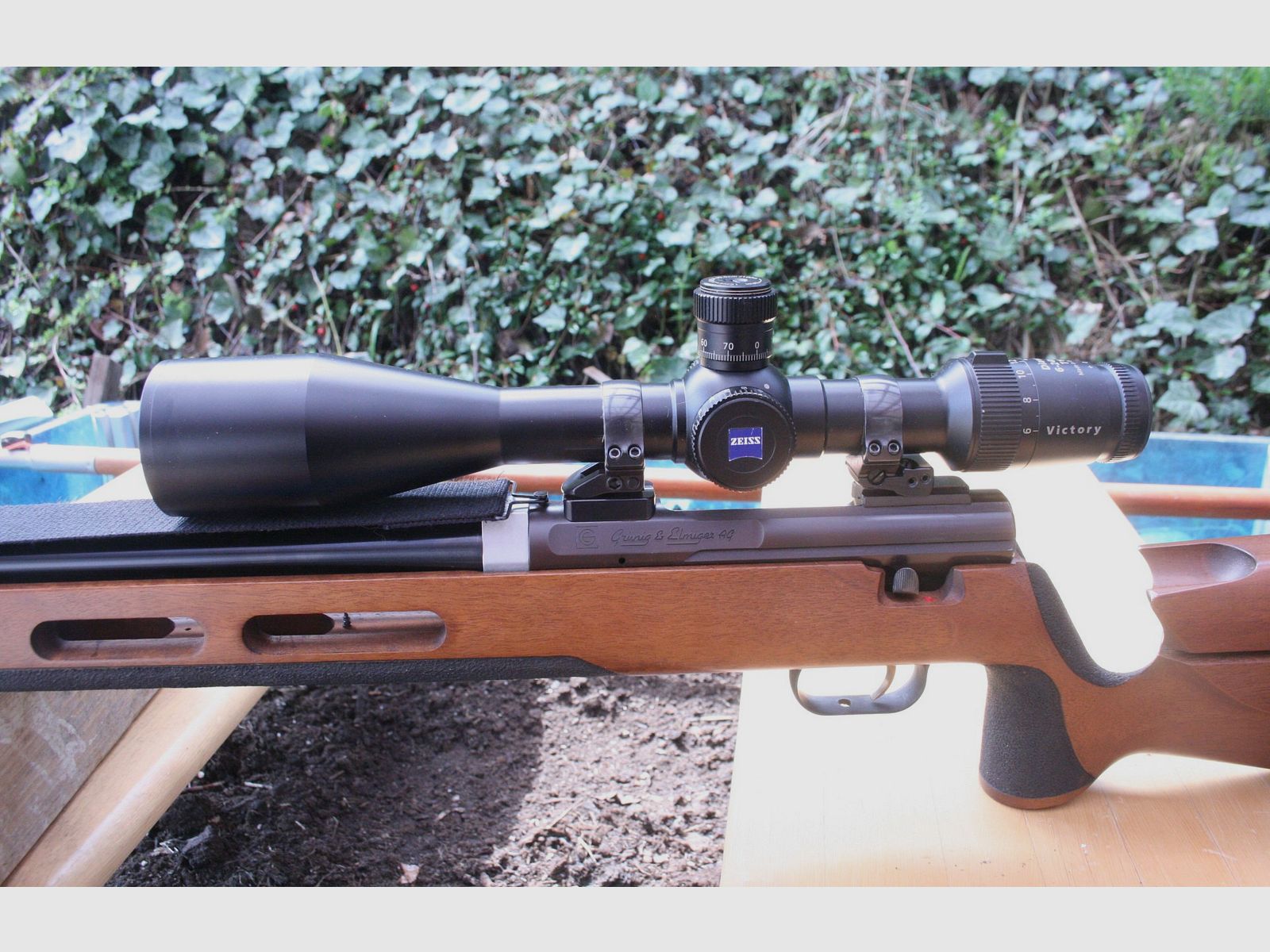 Rifle de competición de Grünig & Elminger en cal. 308 con Zeiss Diavari ZF 6-25 x 56T