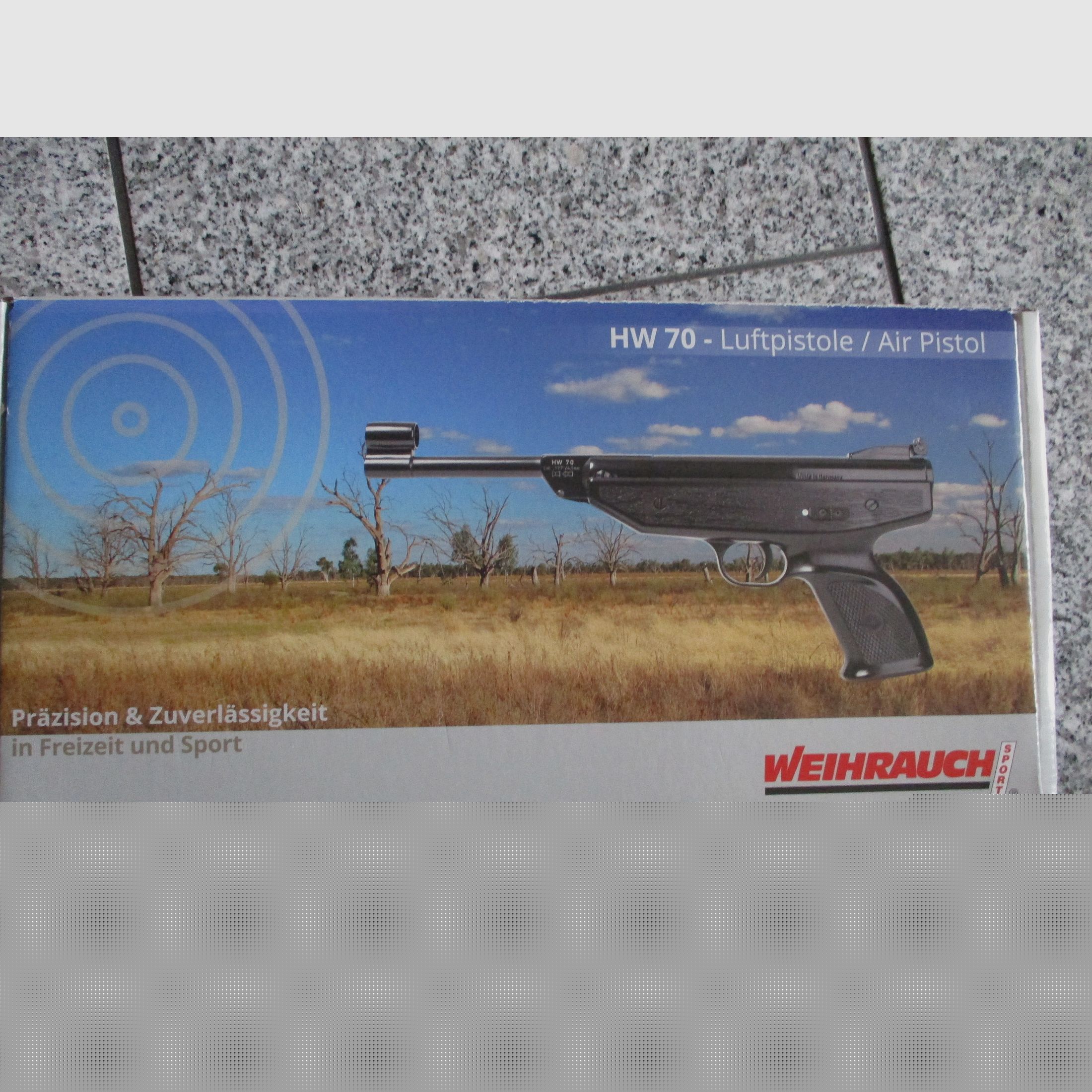  Weihrauch Luftpistole HW70 im Kaliber 4,5 mm Diabolo NEU