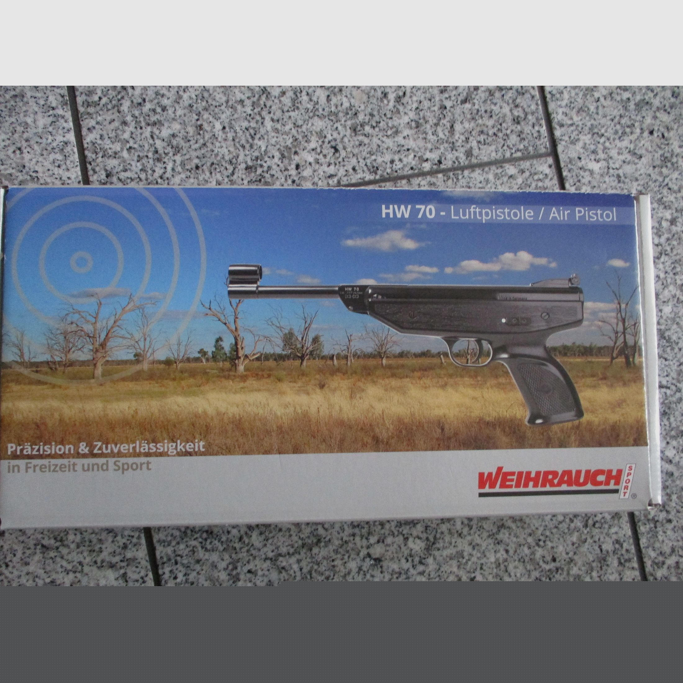  Weihrauch Luftpistole HW70 im Kaliber 4,5 mm Diabolo NEU
