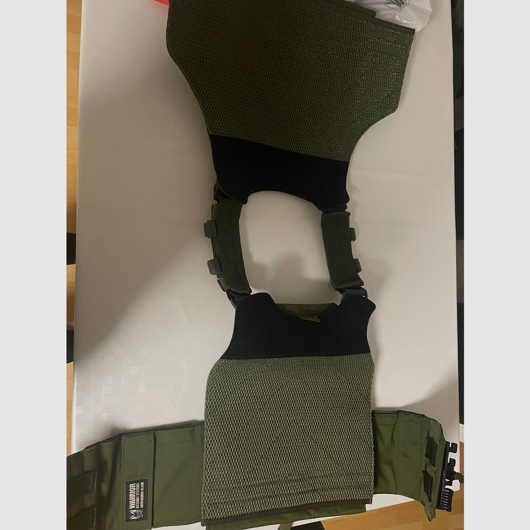 Warrior Assault Systems Quad Release Plate Carrier Oliv + Plattenträger Spartaner 