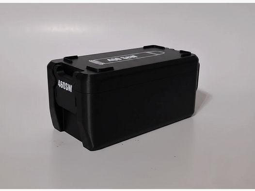 Filamelt ammunition box / 460 S&W Magnum / 'folding / locking lid' / cartridge box, ammo box