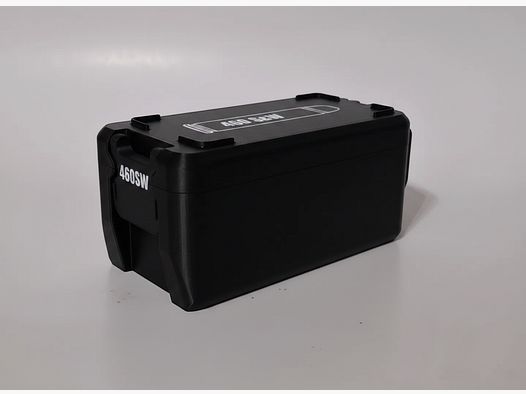 Filamelt boîte à munitions / 460 S&W Magnum / 'couvercle pliant / verrou' / boîte à cartouches, boîte à munitions