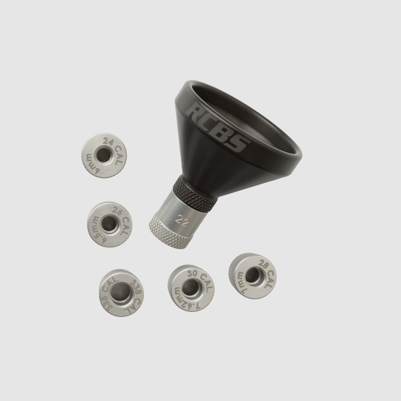 RCBS MatchMaster 98820 Aluminum Powder Funnel Set