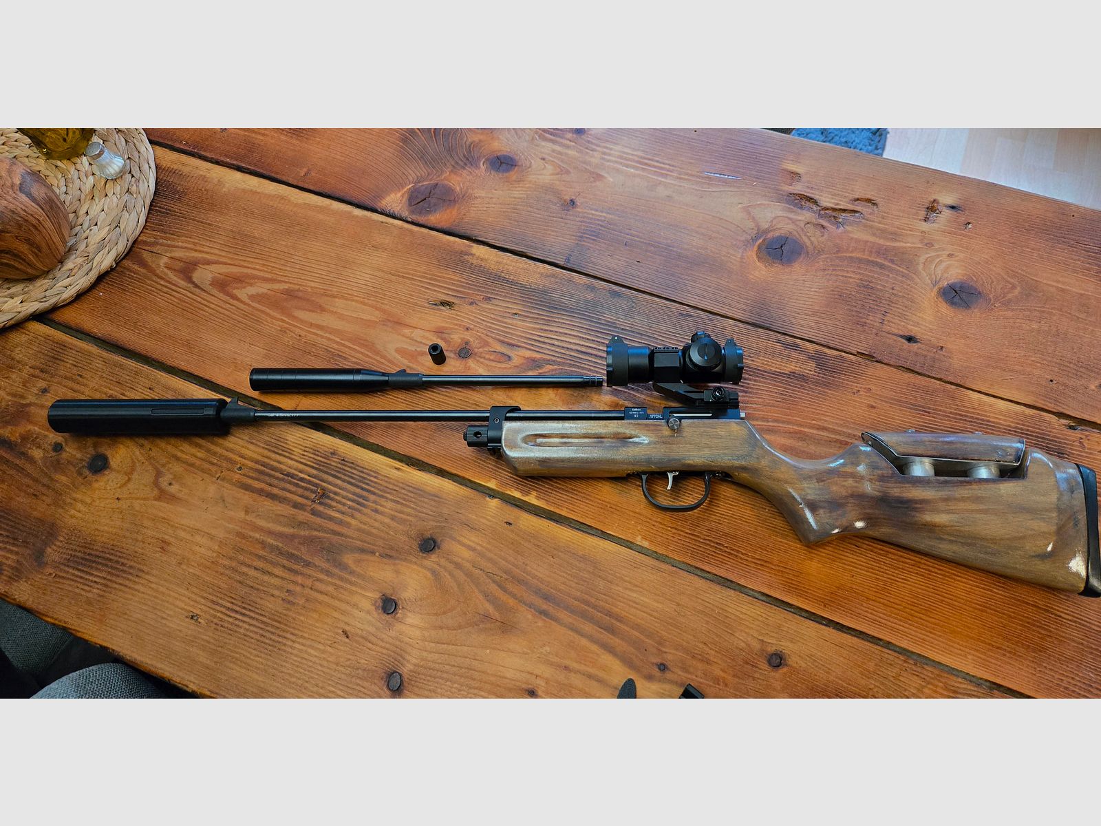 Diana Chaser Gewehr mit Holzschaft CO2 Diabolo 4,5mm Luftgewehr