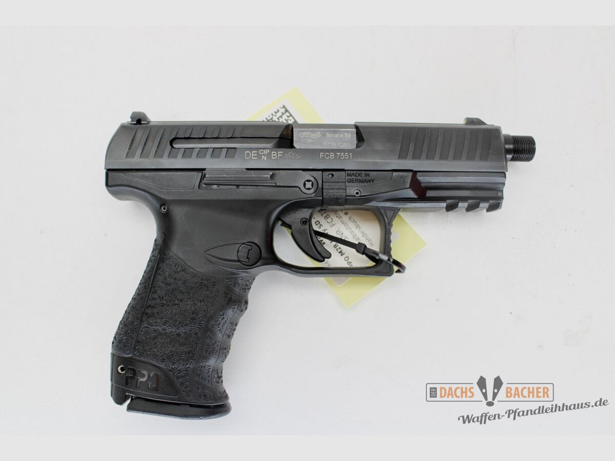 Pistolet Walther PPQ Navy SD kal. 9mm Luger z 7 magazynami i kaburą