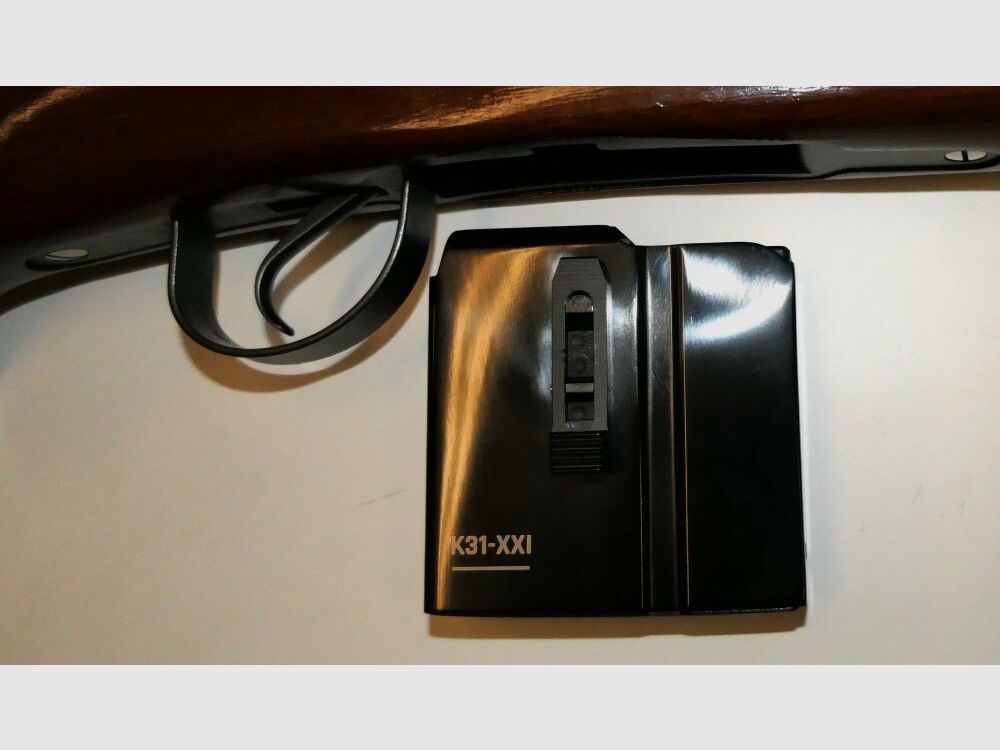 Waffenfabrik Bern 10schuss Magazin Schweizer Karabiner K31 7,5x55swiss Schweizer Ordonnanzkarabiner Schmidt Rubin