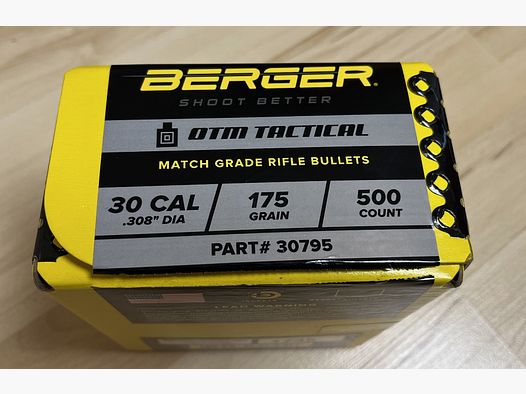Berger OTM Tactical .308 175gr Geschosse
