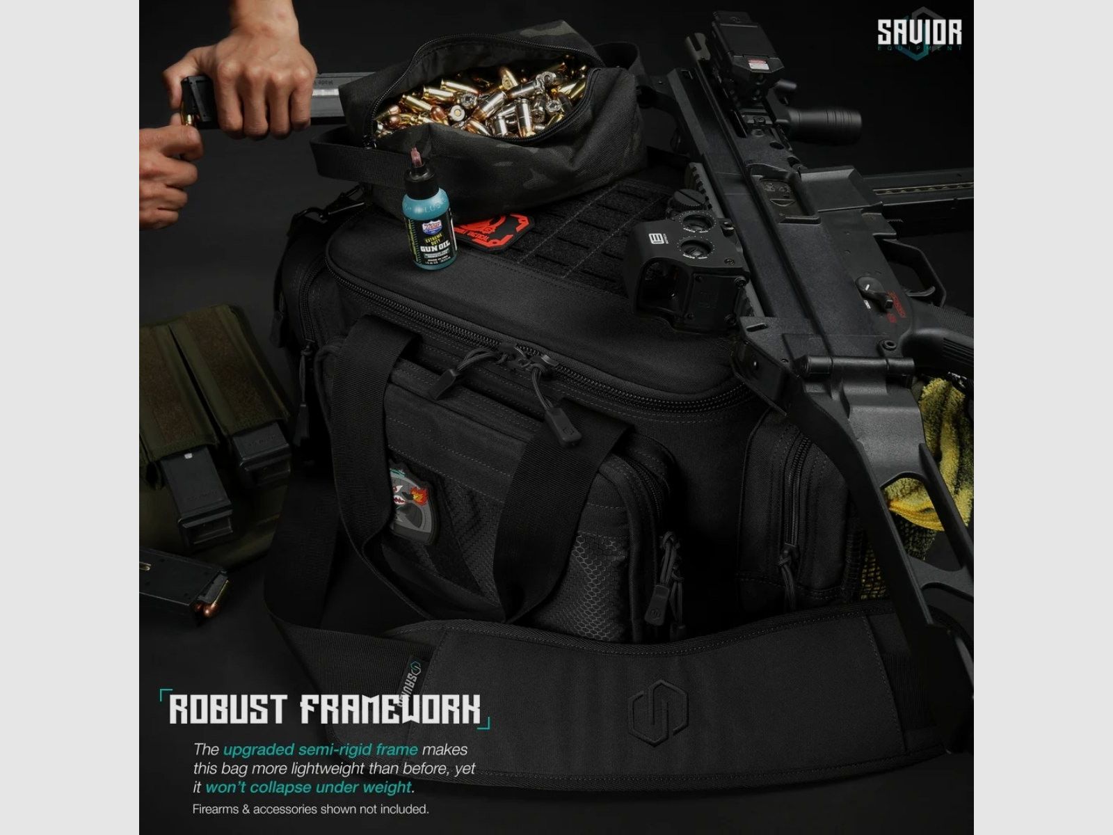 Savior - Pistol Range Bag Specialist - Czarny - RA-3GUN-WS-BK, zdjęcie 6 z 7