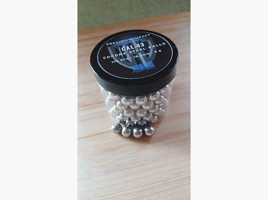Chrome Steele Balls RAM kal. .43 175 szt. w tym wysyłka!!!