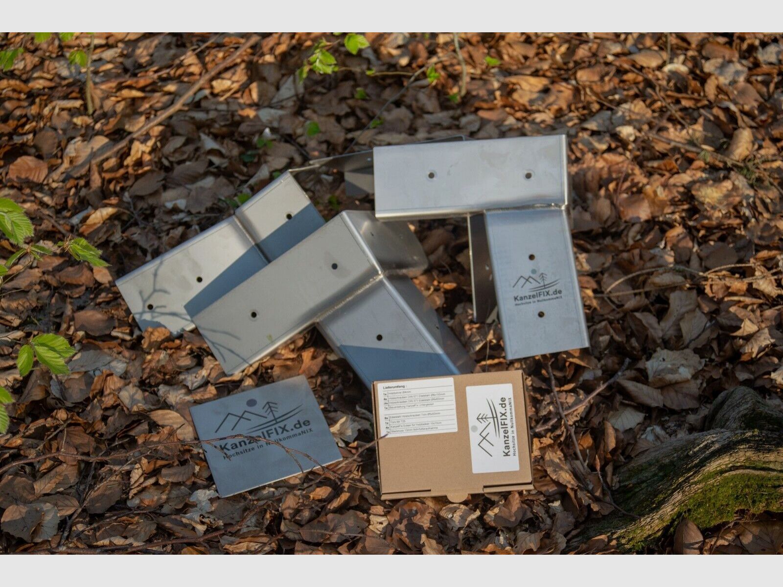 High-quality KanzelFIX corner brackets stainless steel 4-piece set EXTREMELY ROBUST AND DURABLE