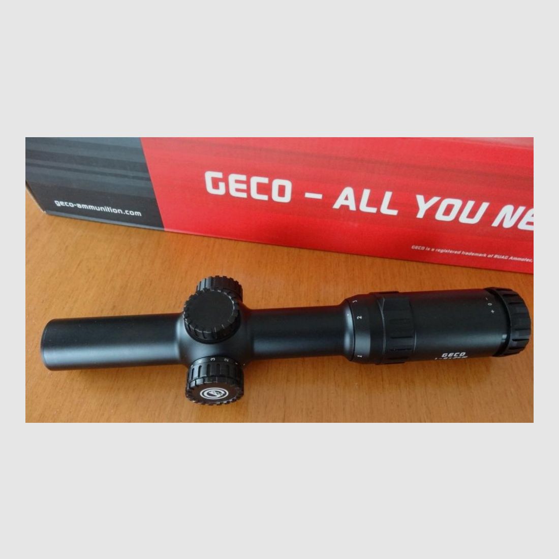 GECO 1-6x24 Lunette de tir Gold
