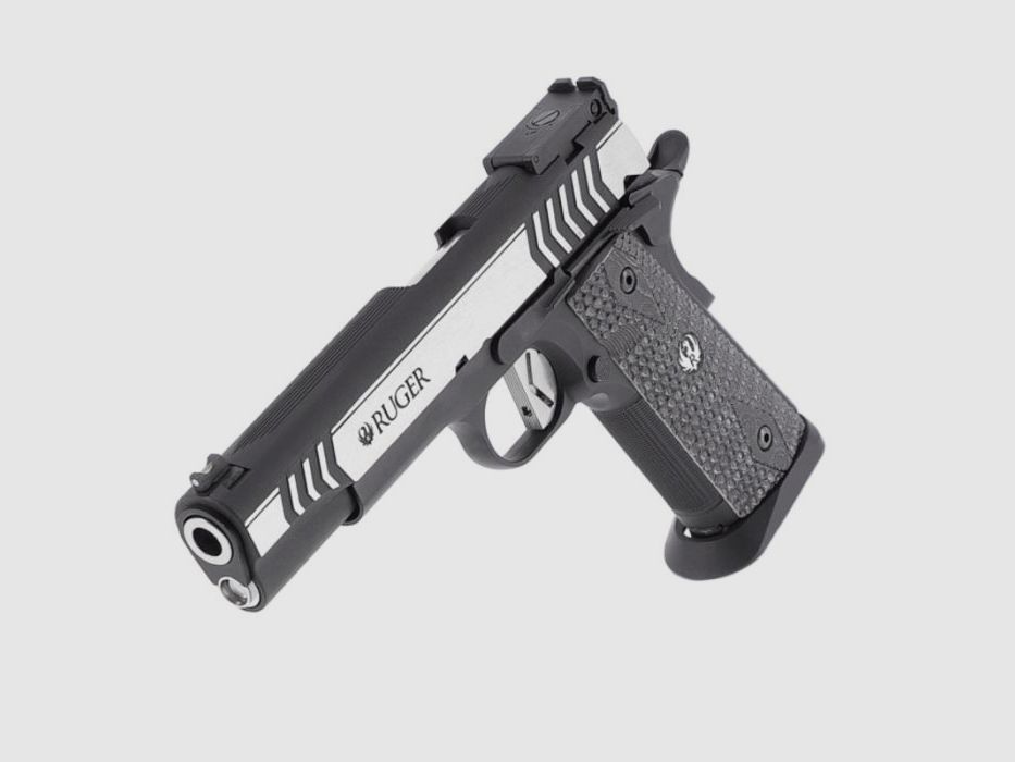 Ruger SR1911 Competition SLV BLK, Kal. 4,5mm; BB Co2; 2 J; 19 schoten, afbeelding 7 van 20