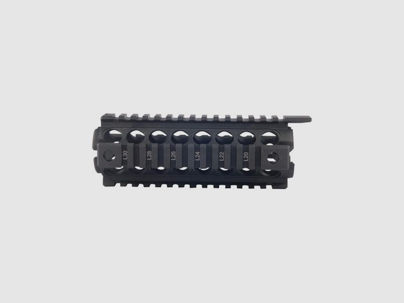MIDWEST INDUSTRIES TWO-PIECE CARBINE FOREND, BLACK, imagen 3 de 5