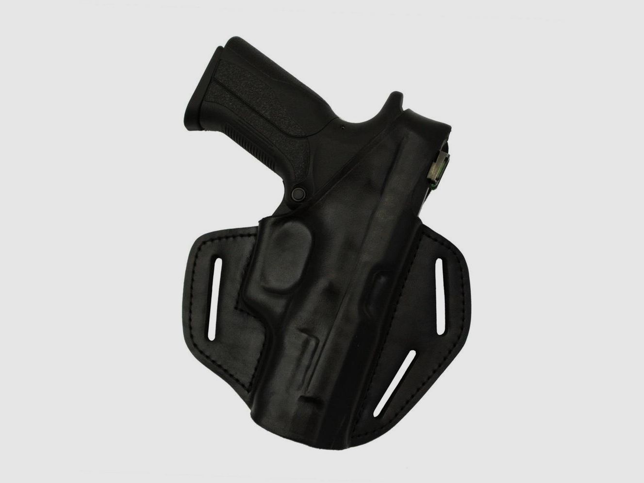 Lederholster mit verschiedener Trageweise