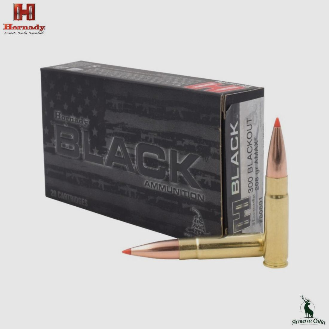 Hornady Municja Black Subsonic kal. .300 Blackout 208gr Amax