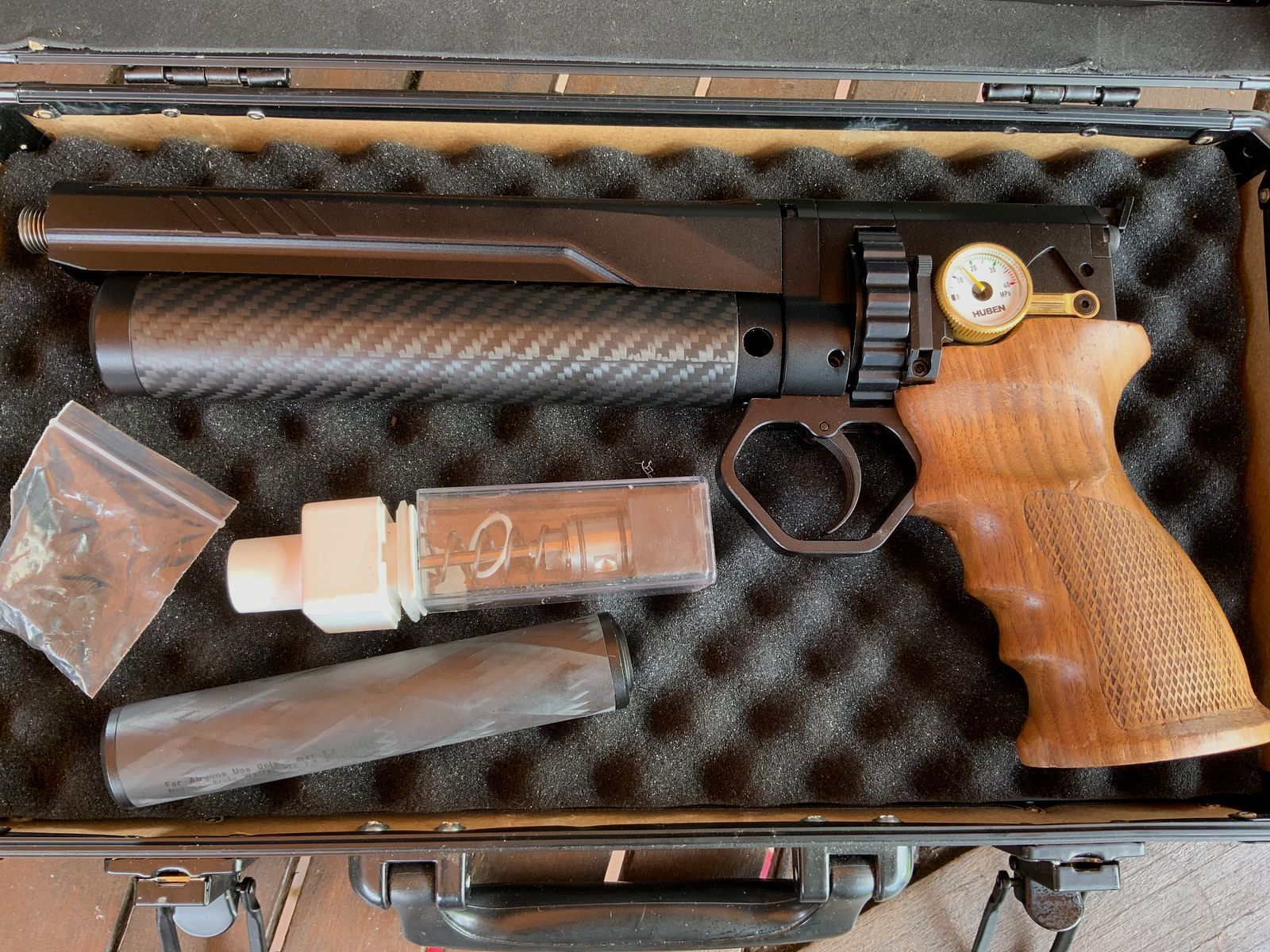 PCP Luftpistole Huben GK 1Pressluftpistole