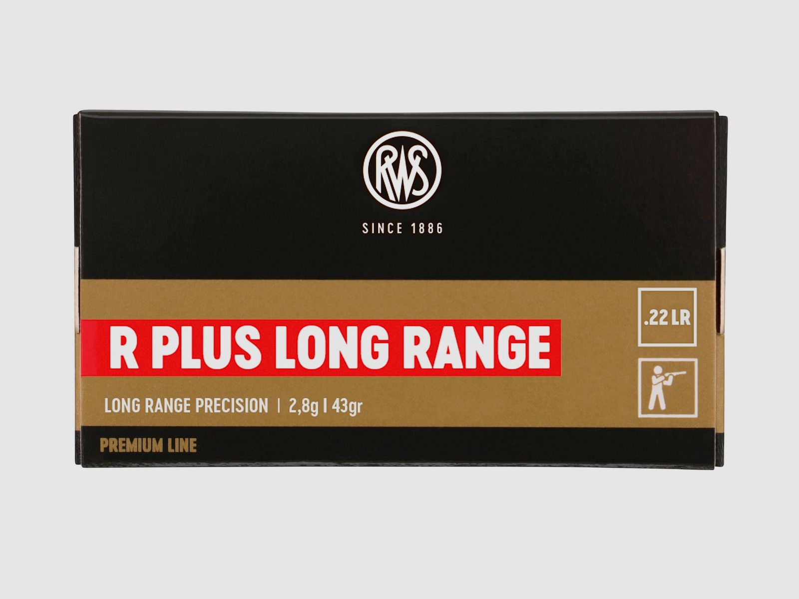 RWS .22 LR R PLUS Long Range 2,8g 43gr