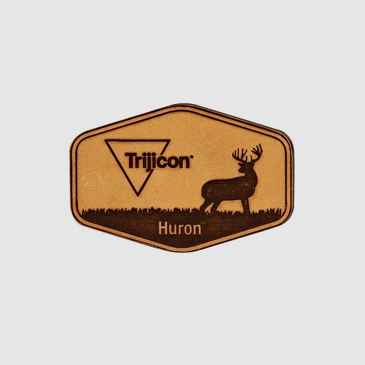 Lederpatch Huron Hirsch