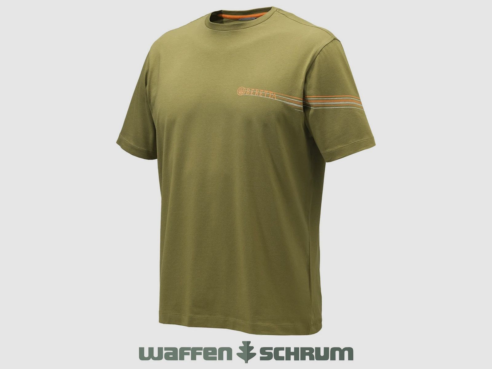 Beretta T-Shirt Men Beretta Lines Dark Earth