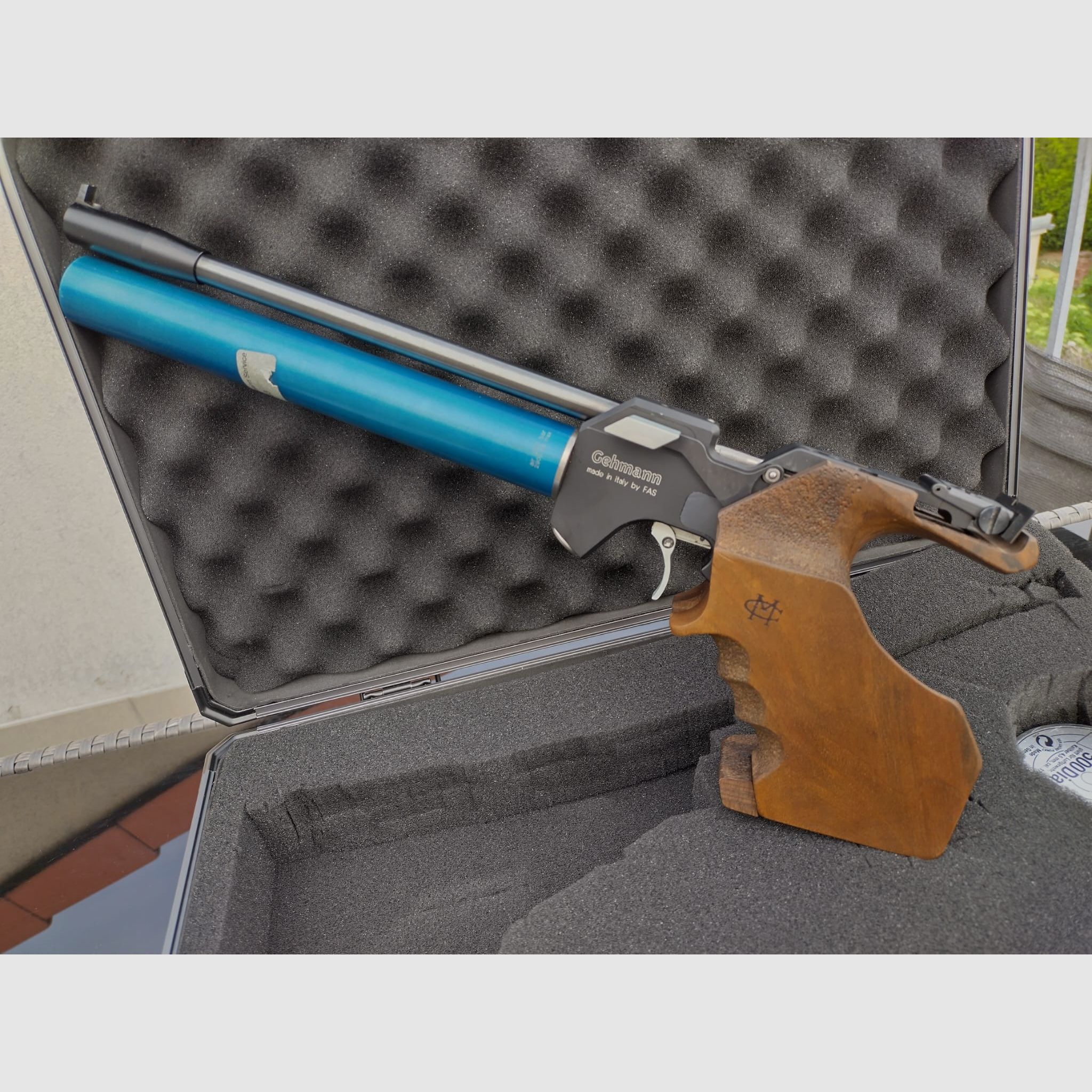 Gehmann AP 609 Match Luftpistole mit Koffer